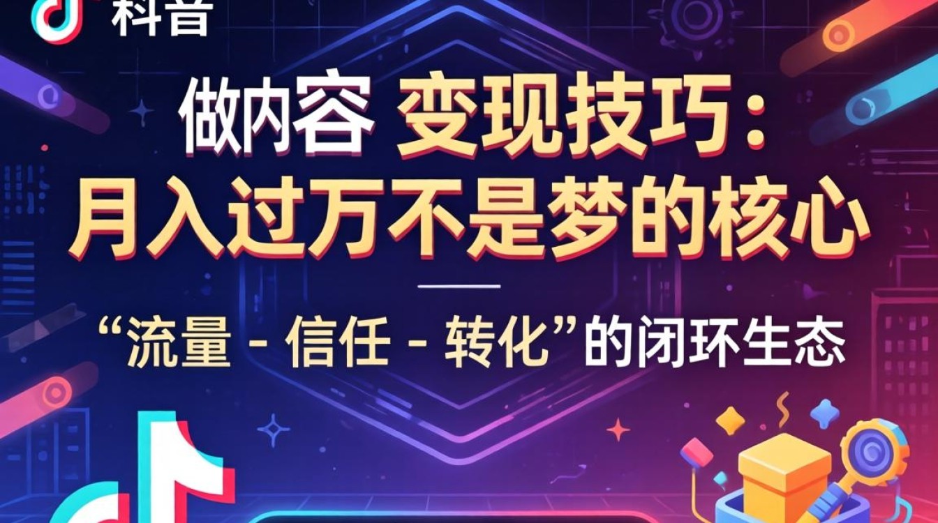 TikTok 做内容的思路变现技巧