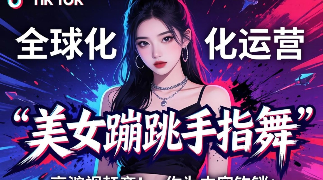 TikTok 美女蹦跳手指舞怎么火