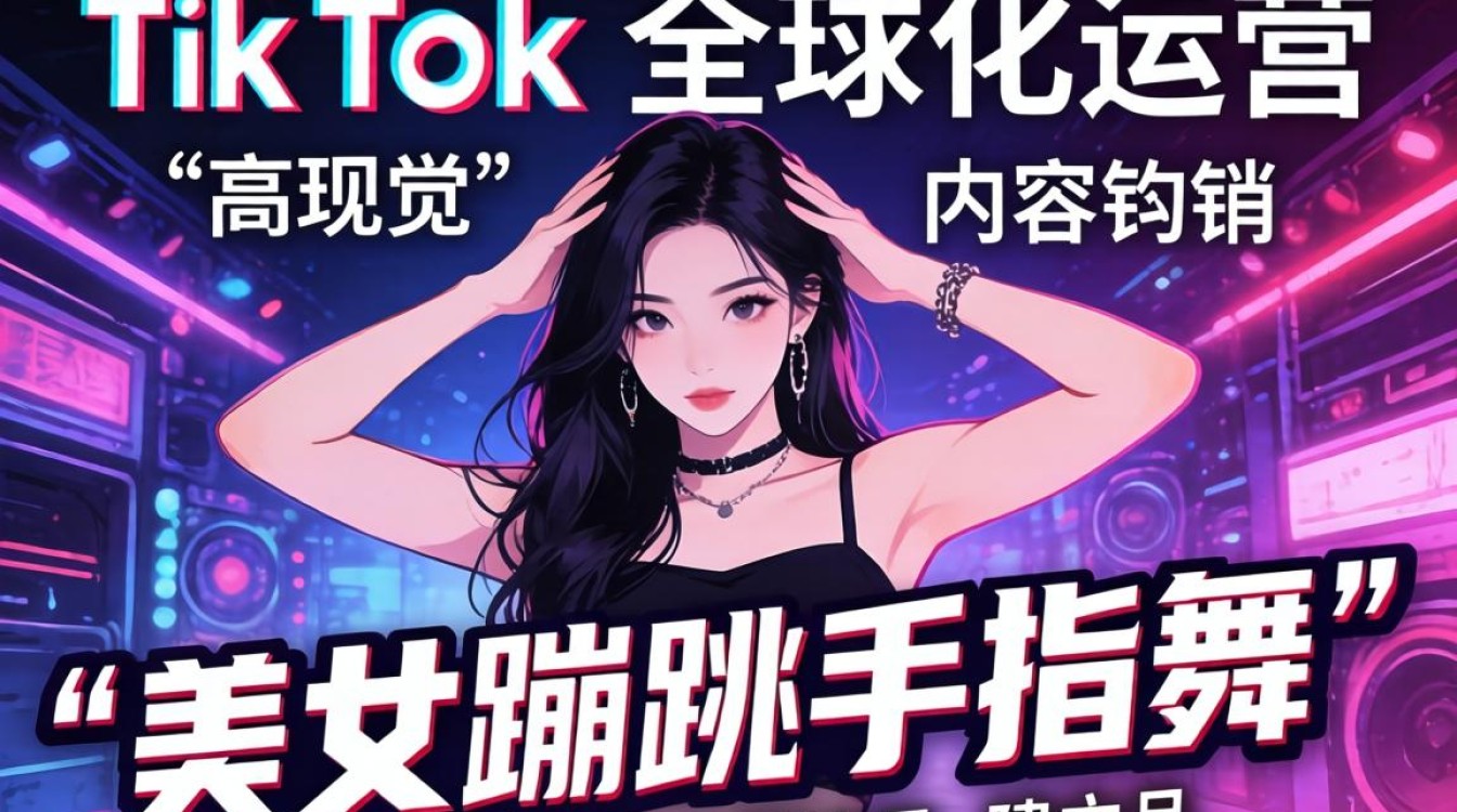 TikTok 美女蹦跳手指舞怎么火