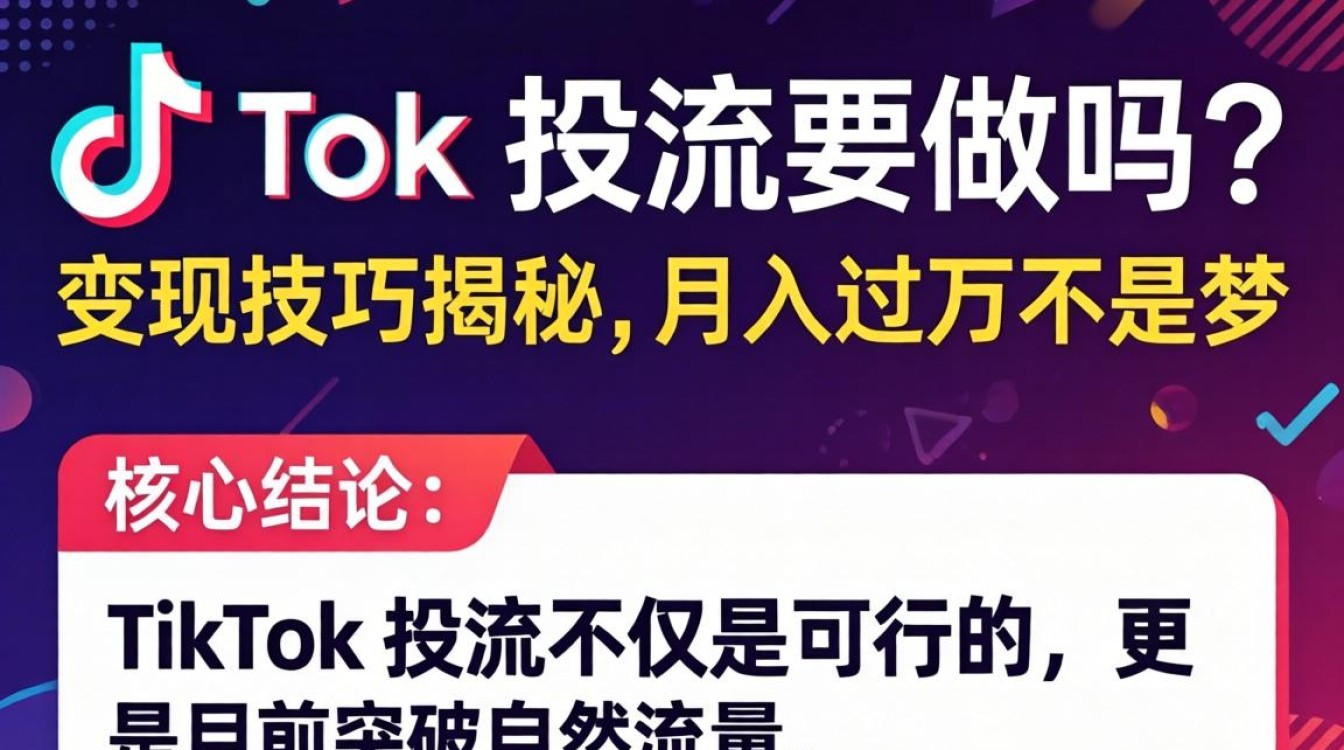 TikTok 投流变现技巧