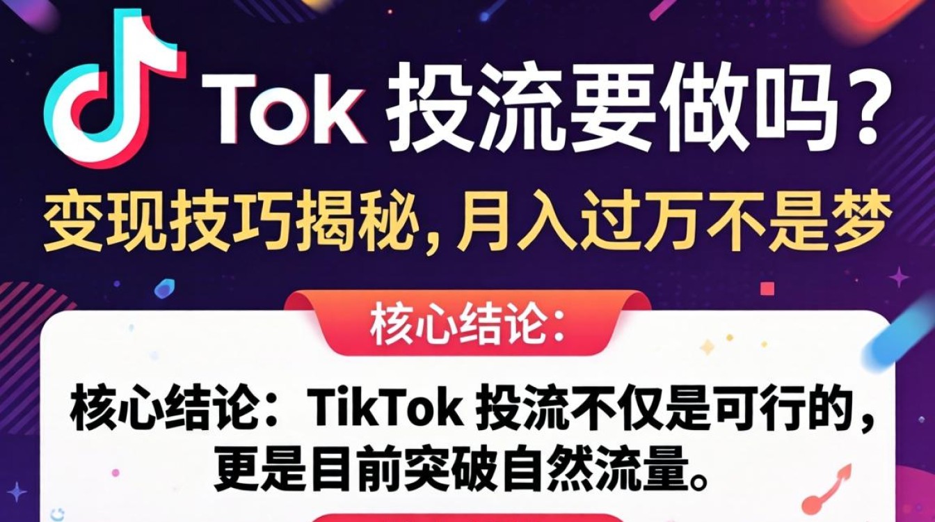 TikTok 投流变现技巧