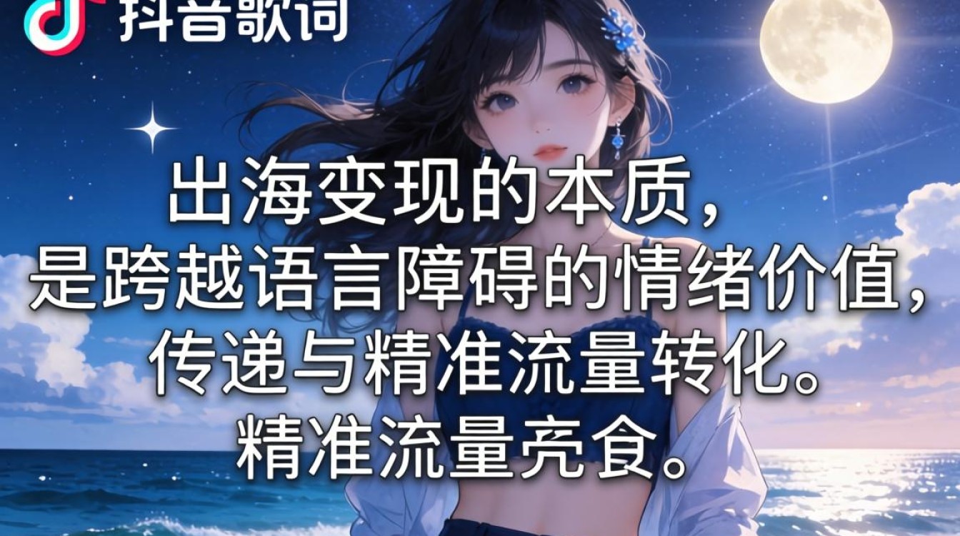 TikTok 歌曲歌词大意出海变现完整教程