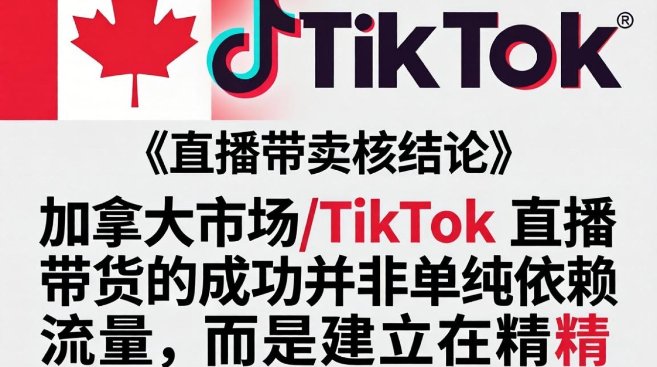 直播带货在加拿大做TikTok实战技巧教程