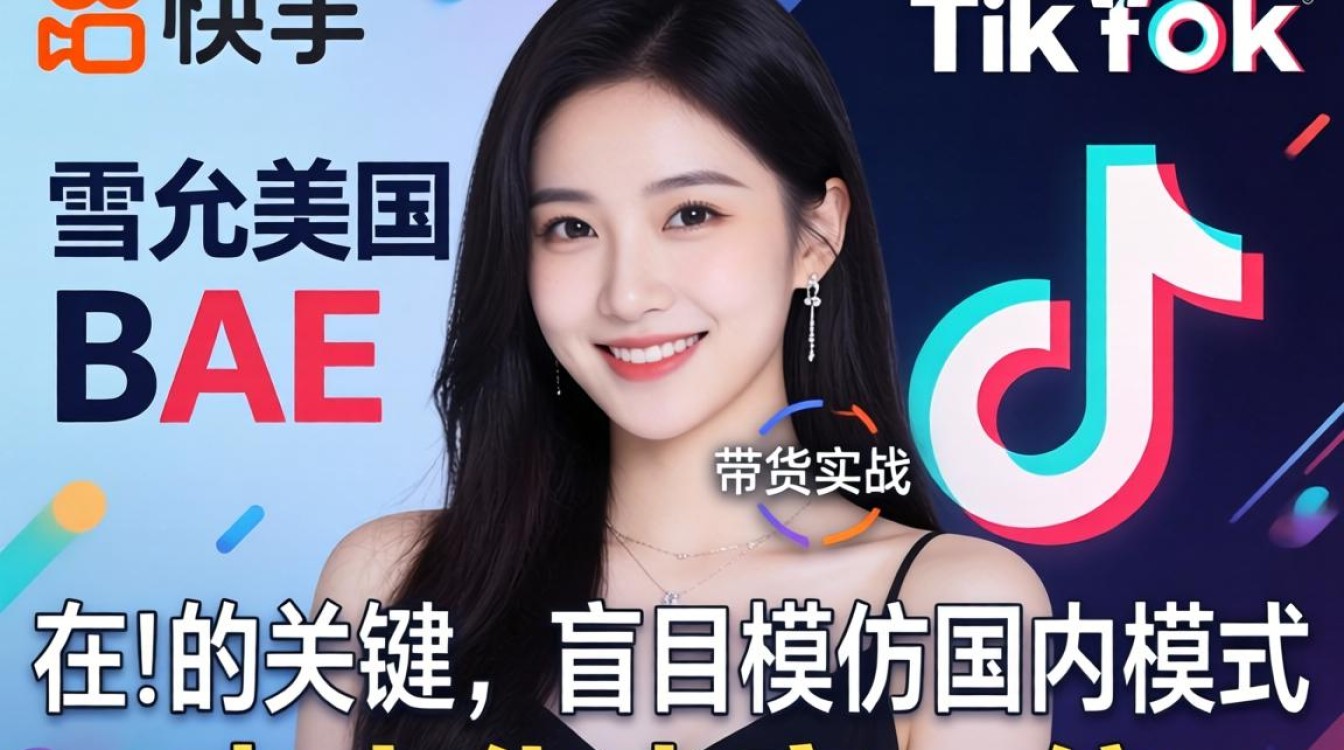 快手 bae 雪允美国 tiktok 电商带货实战技巧