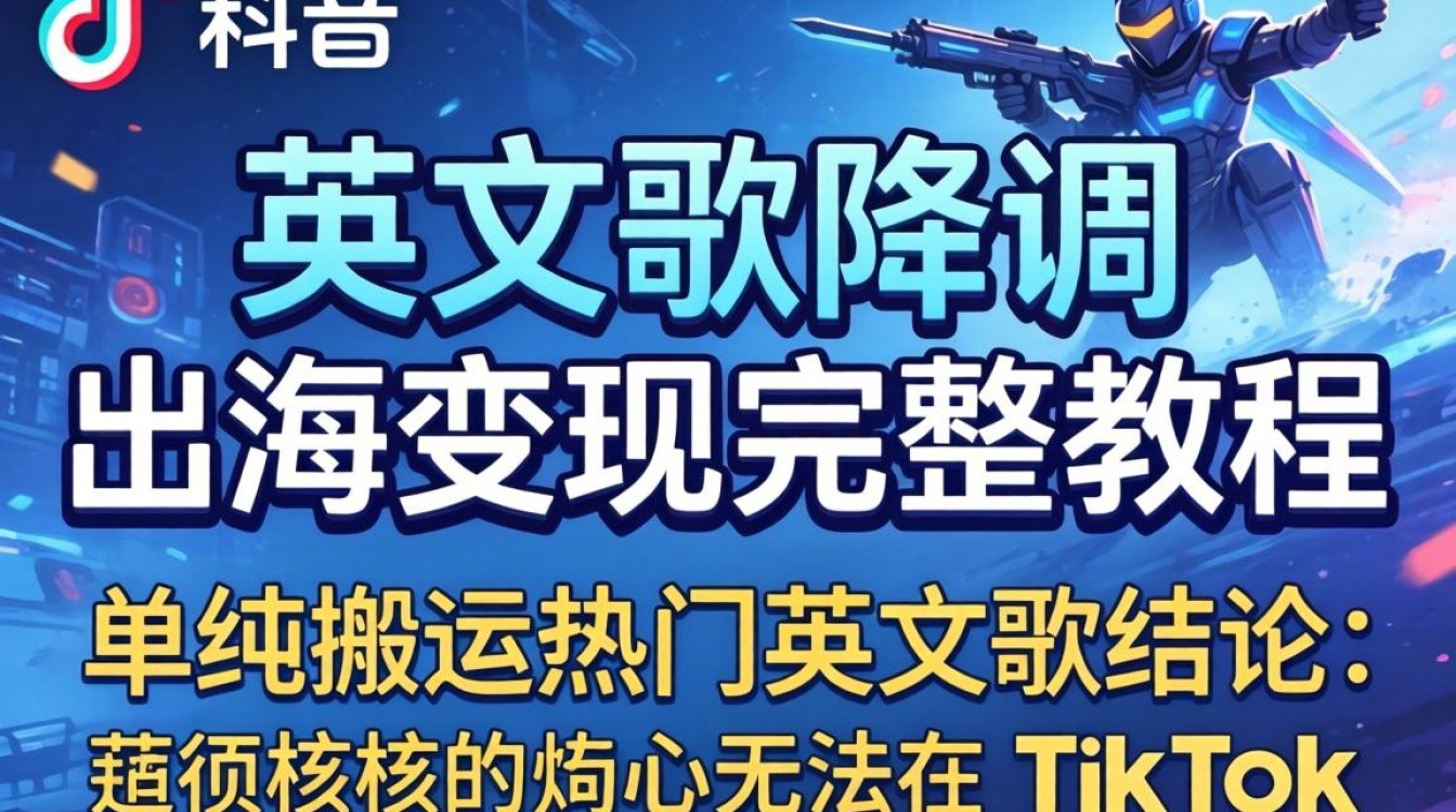 TikTok 英文歌怎么降调