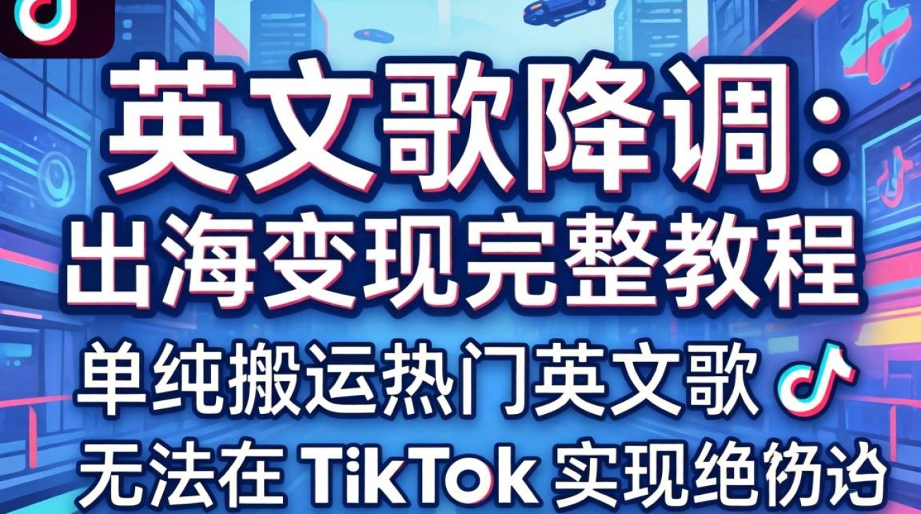 TikTok 英文歌怎么降调