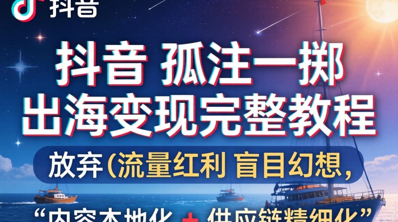 TikTok 孤注一掷 出海变现完整教程