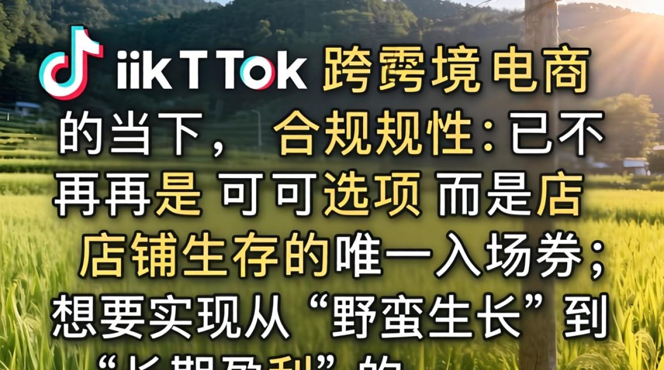 TikTok 合规性店铺 跨境电商实战攻略