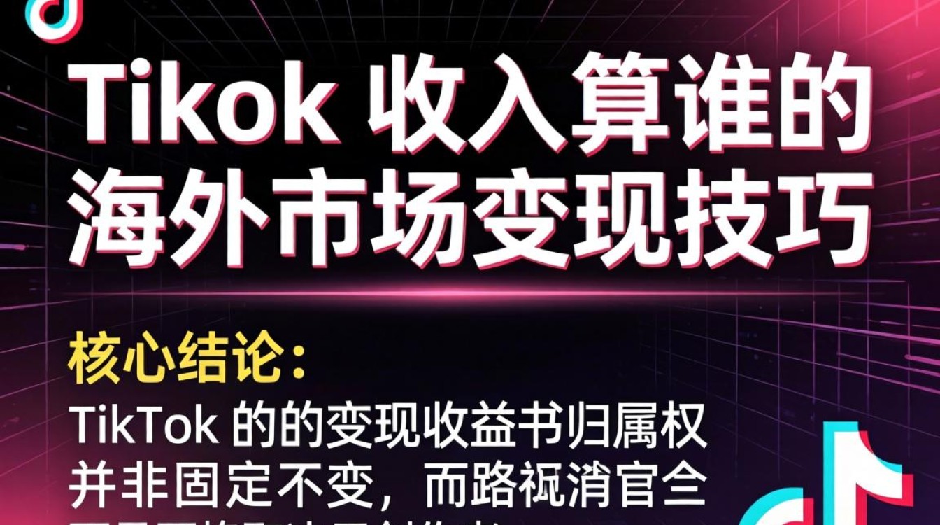 TikTok 收入算谁的