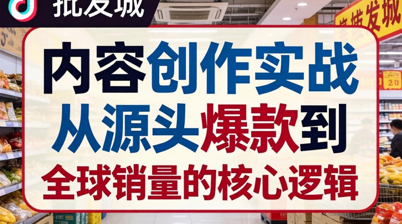 TikTok 广州批发城内容创作技巧