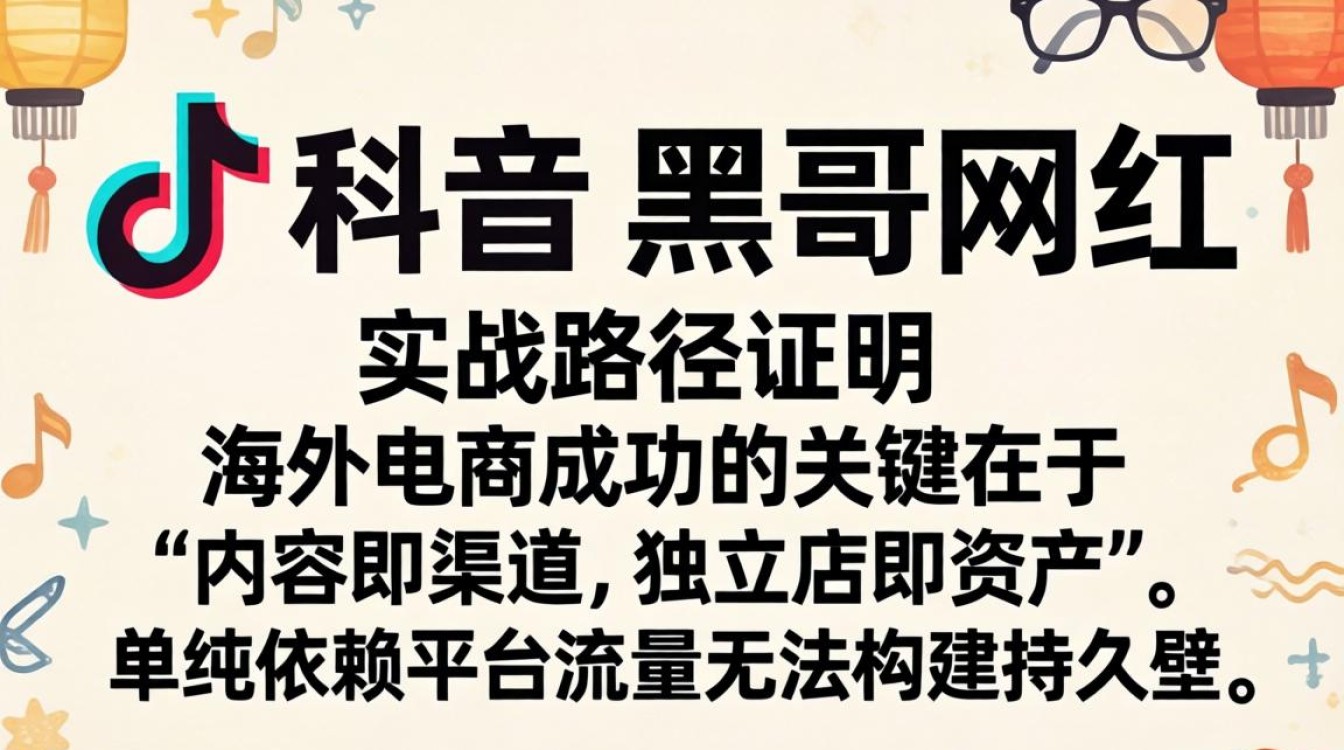 TikTok 黑哥网红独立站建站海外电商指南