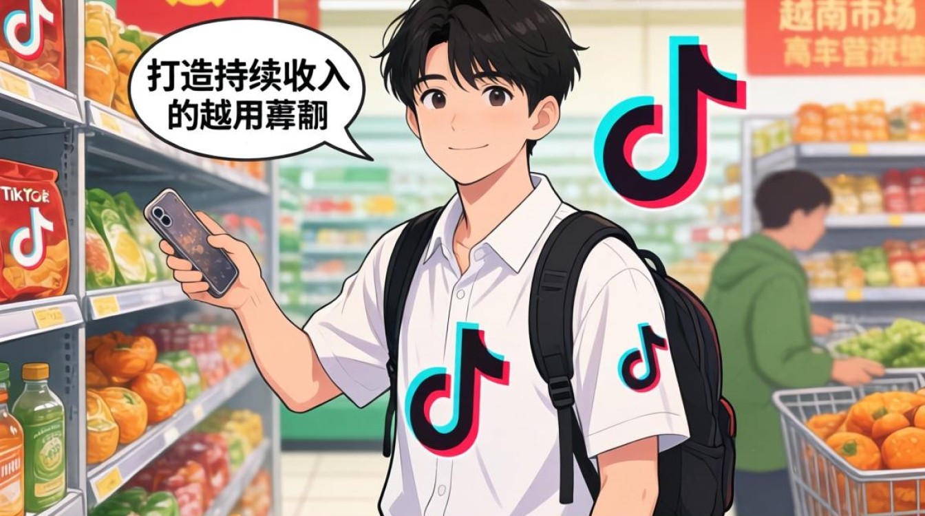 越南高中生 TikTok 如何持续变现