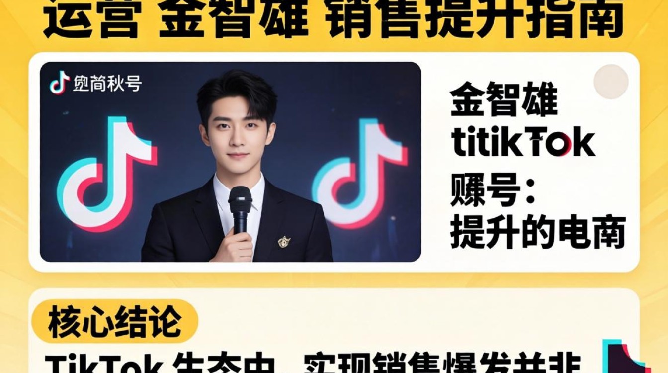 电商运营金智雄tiktok账号销售提升指南