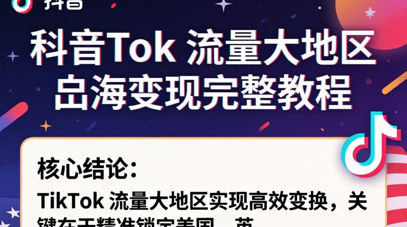 TikTok 流量大地区 出海变现完整教程