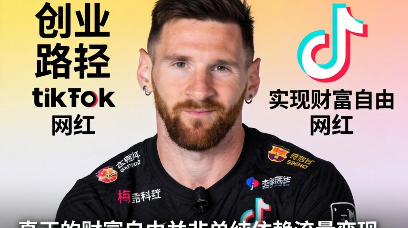 梅西和 TikTok 网红如何创业实现财富自由