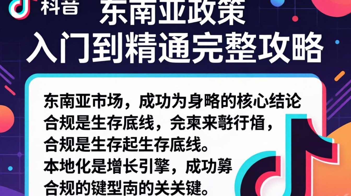 TikTok 东南亚政策从入门到精通完整攻略