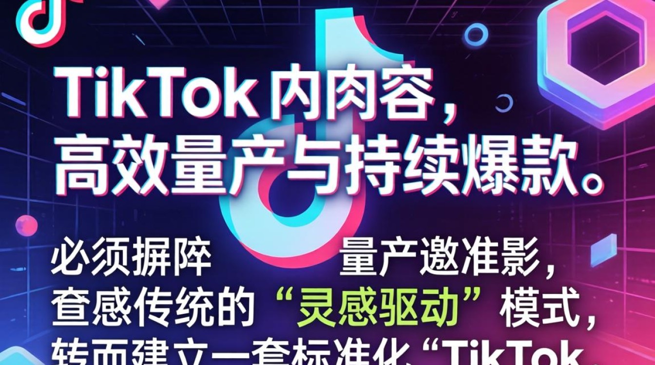 TikTok 工厂流水线内容创作技巧