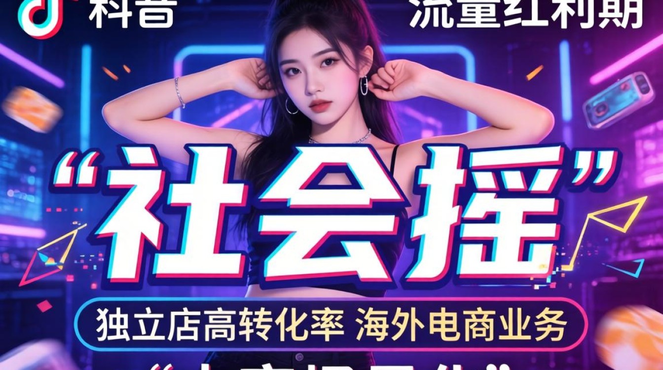 TikTok 上的社会摇独立站建站海外电商指南