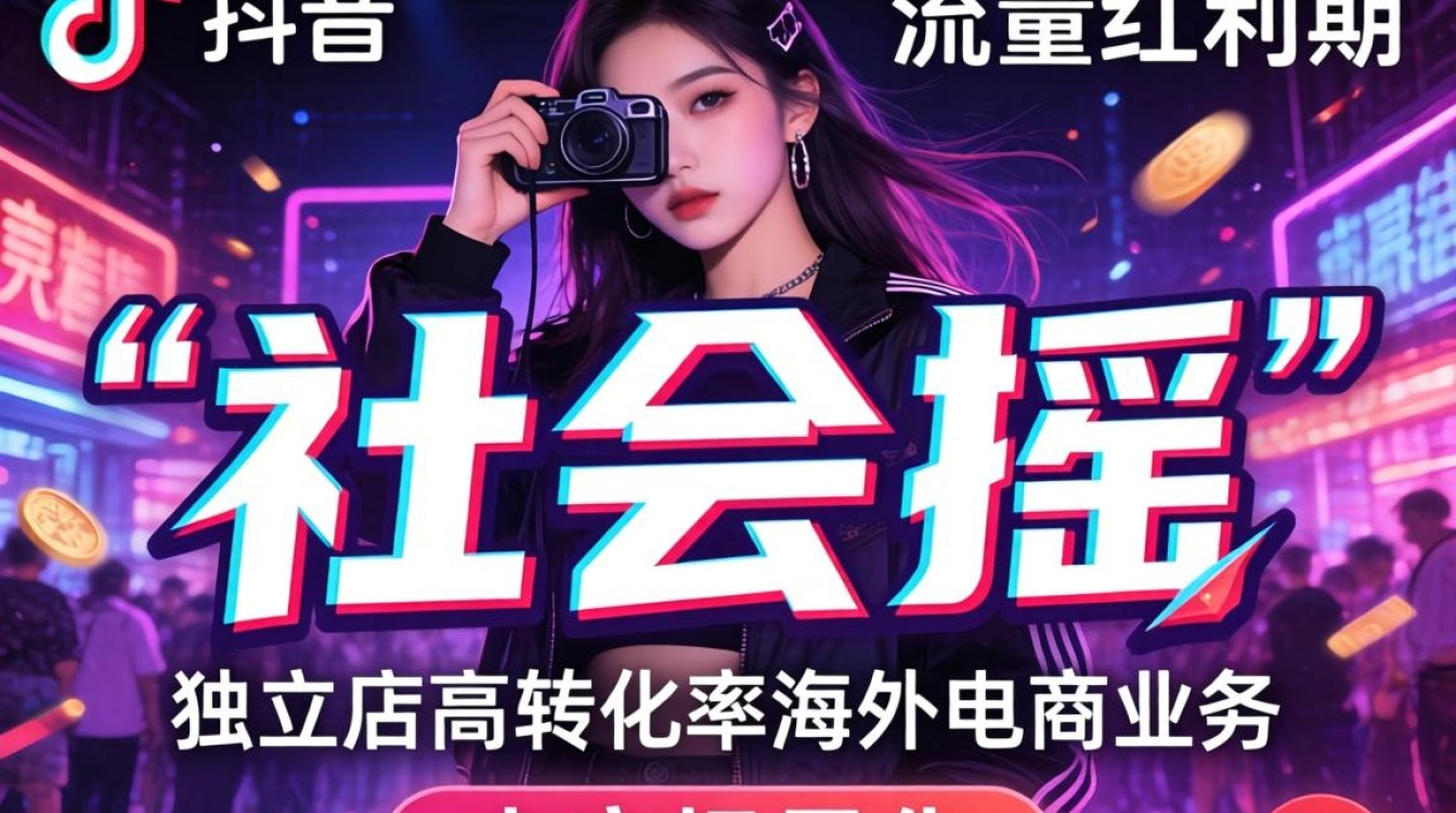 TikTok 上的社会摇独立站建站海外电商指南
