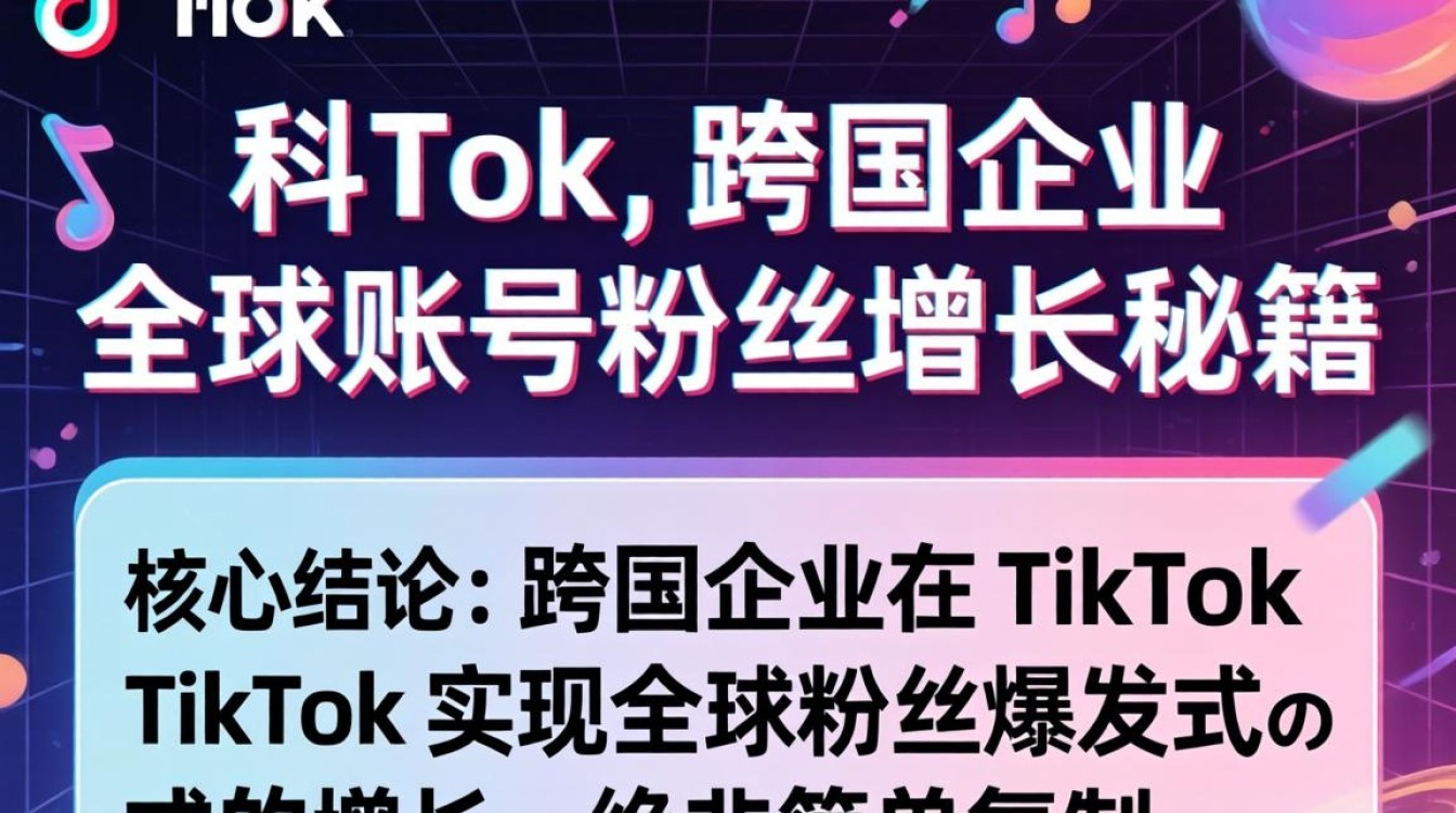 TikTok 跨国企业如何快速涨粉