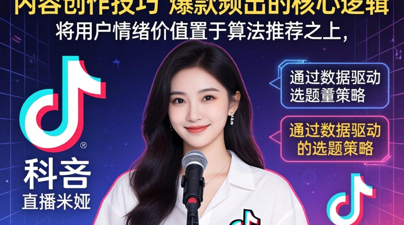 TikTok 主播米娅内容创作技巧
