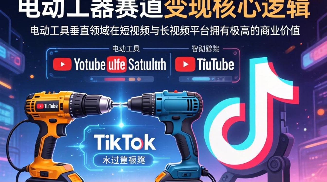 YouTube 电动工具 TikTok 如何变现