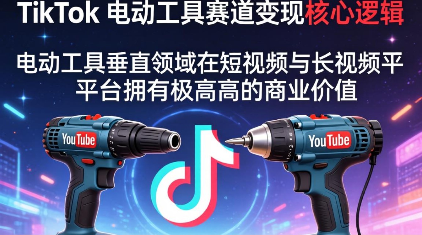 YouTube 电动工具 TikTok 如何变现
