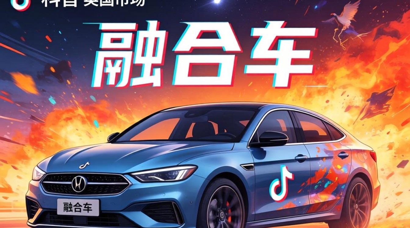 TikTok 英美融合车图片怎么做