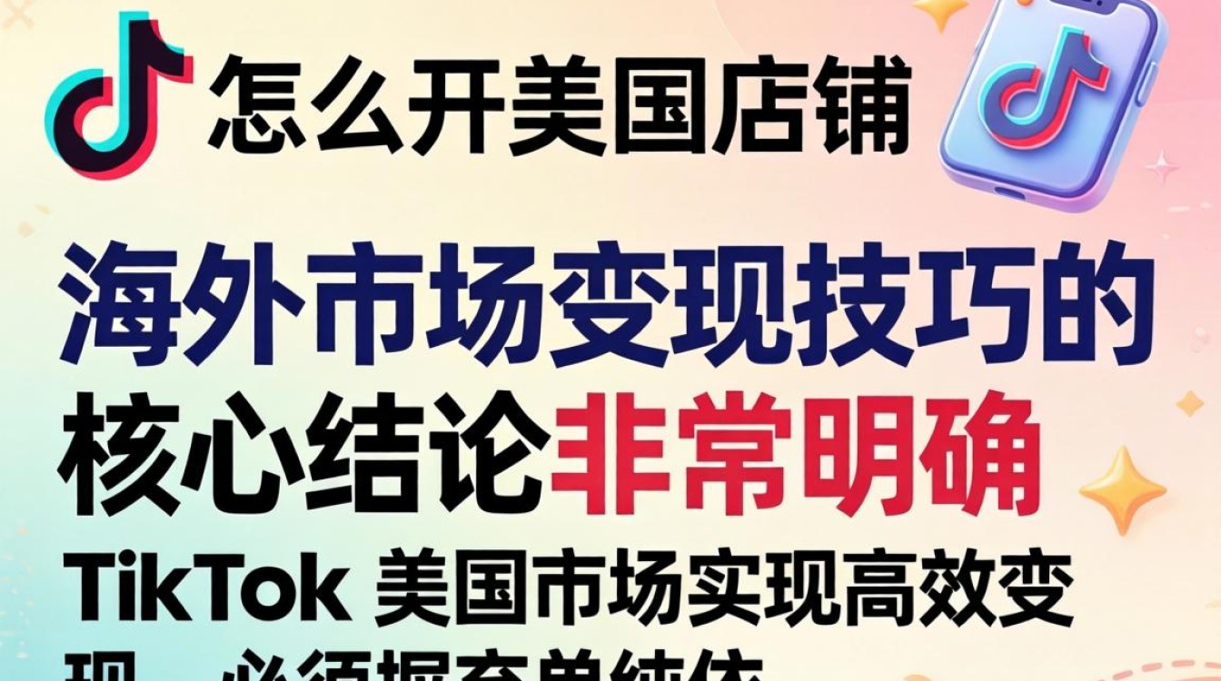 TikTok 美国开店流程及海外变现技巧