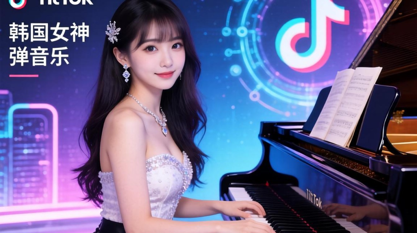 TikTok 弹钢琴韩国女神运营实操教程