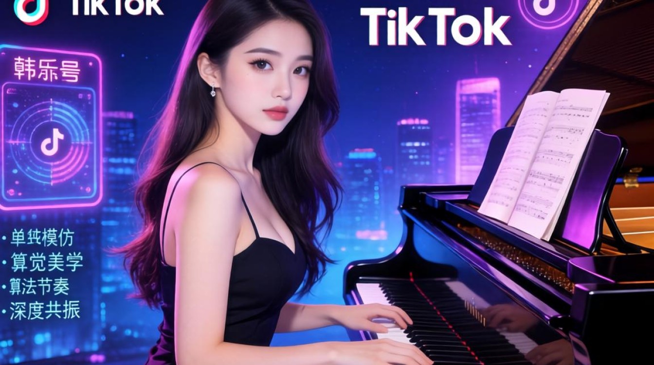 TikTok 弹钢琴韩国女神运营实操教程