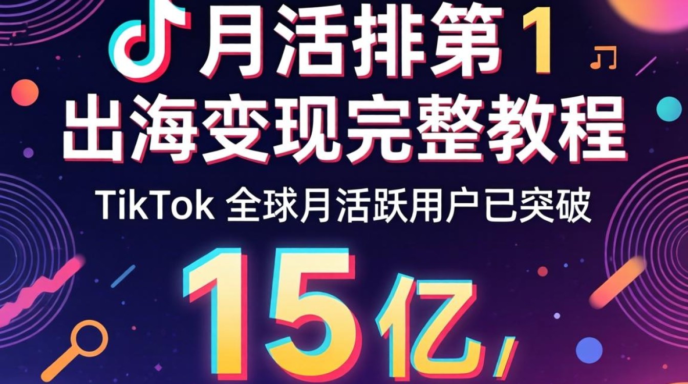 TikTok 月活排名及出海变现完整教程