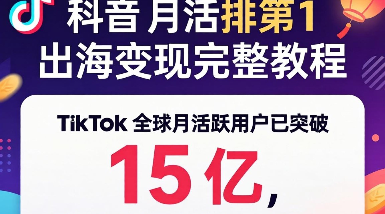 TikTok 月活排名及出海变现完整教程