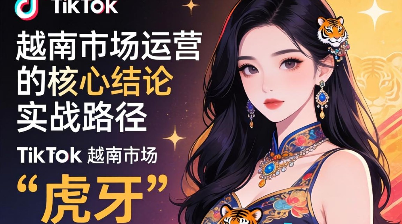 TikTok 越南虎牙小姐姐运营实操教程新手入门必看