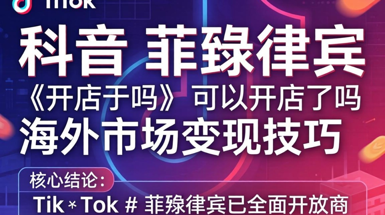 TikTok 菲律宾开店条件与海外变现技巧