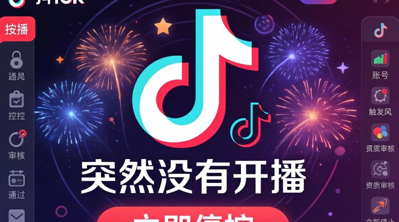 TikTok 突然没有开播按钮怎么办