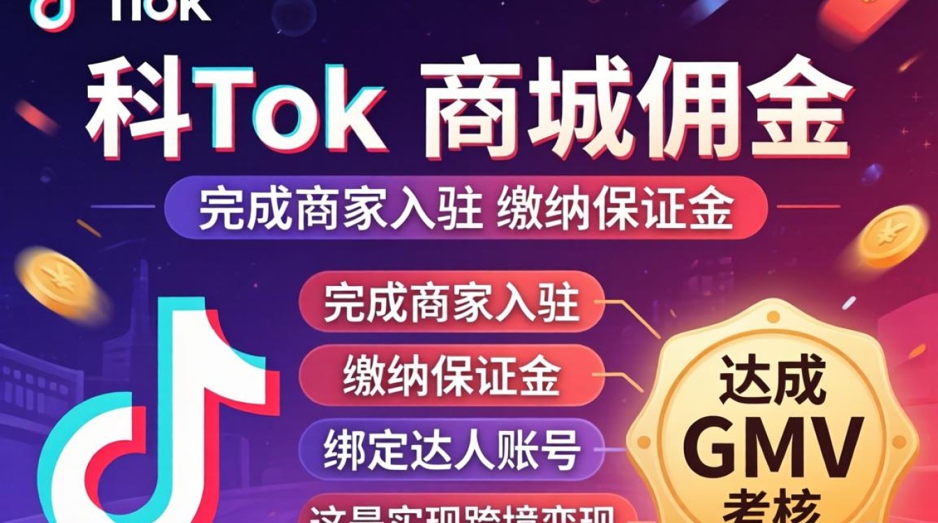 TikTok 商城佣金如何开通