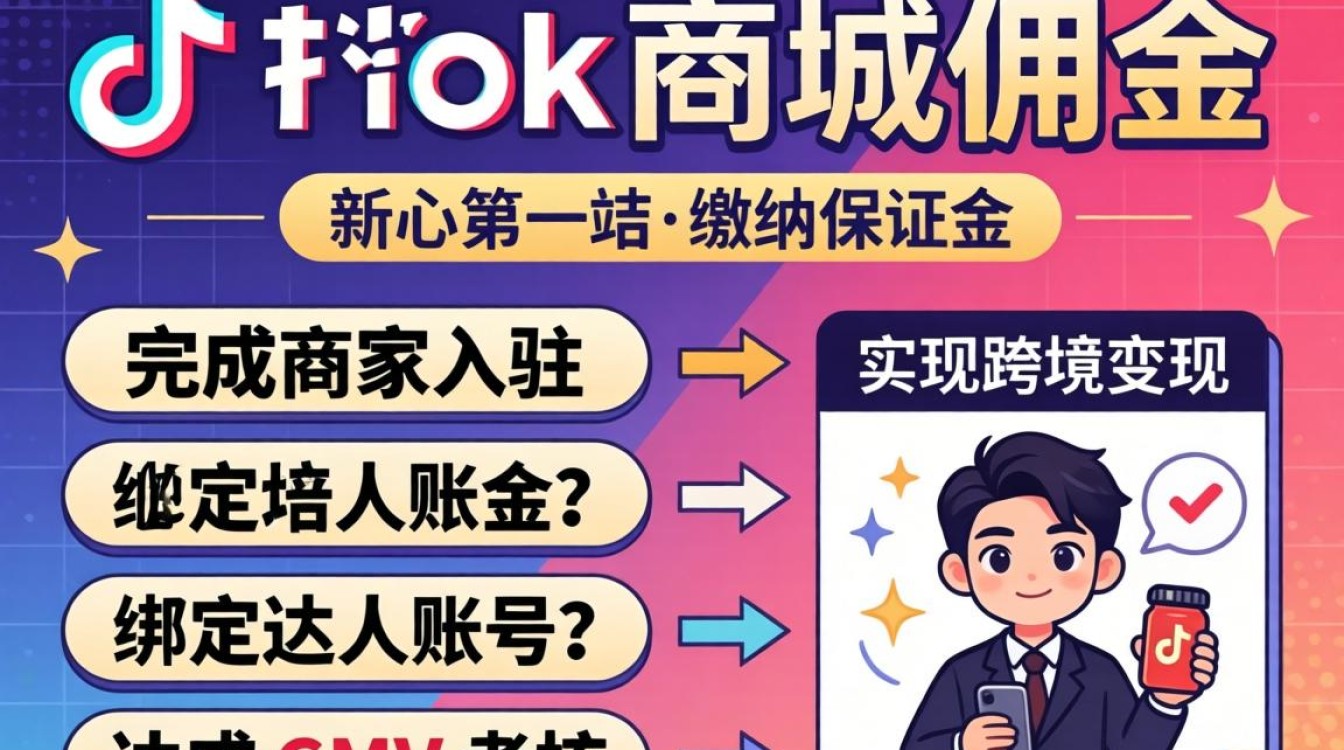 TikTok 商城佣金如何开通