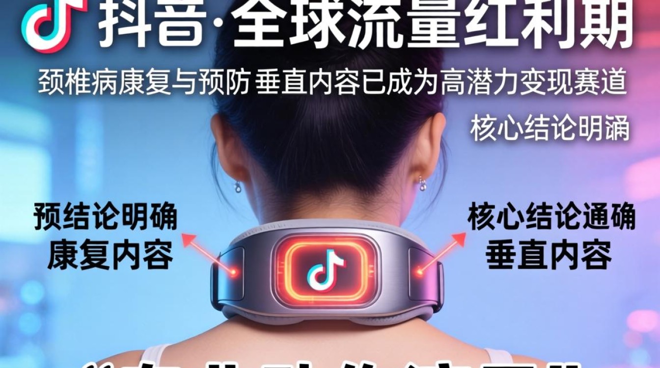 TikTok 治疗颈椎病 海外市场变现技巧