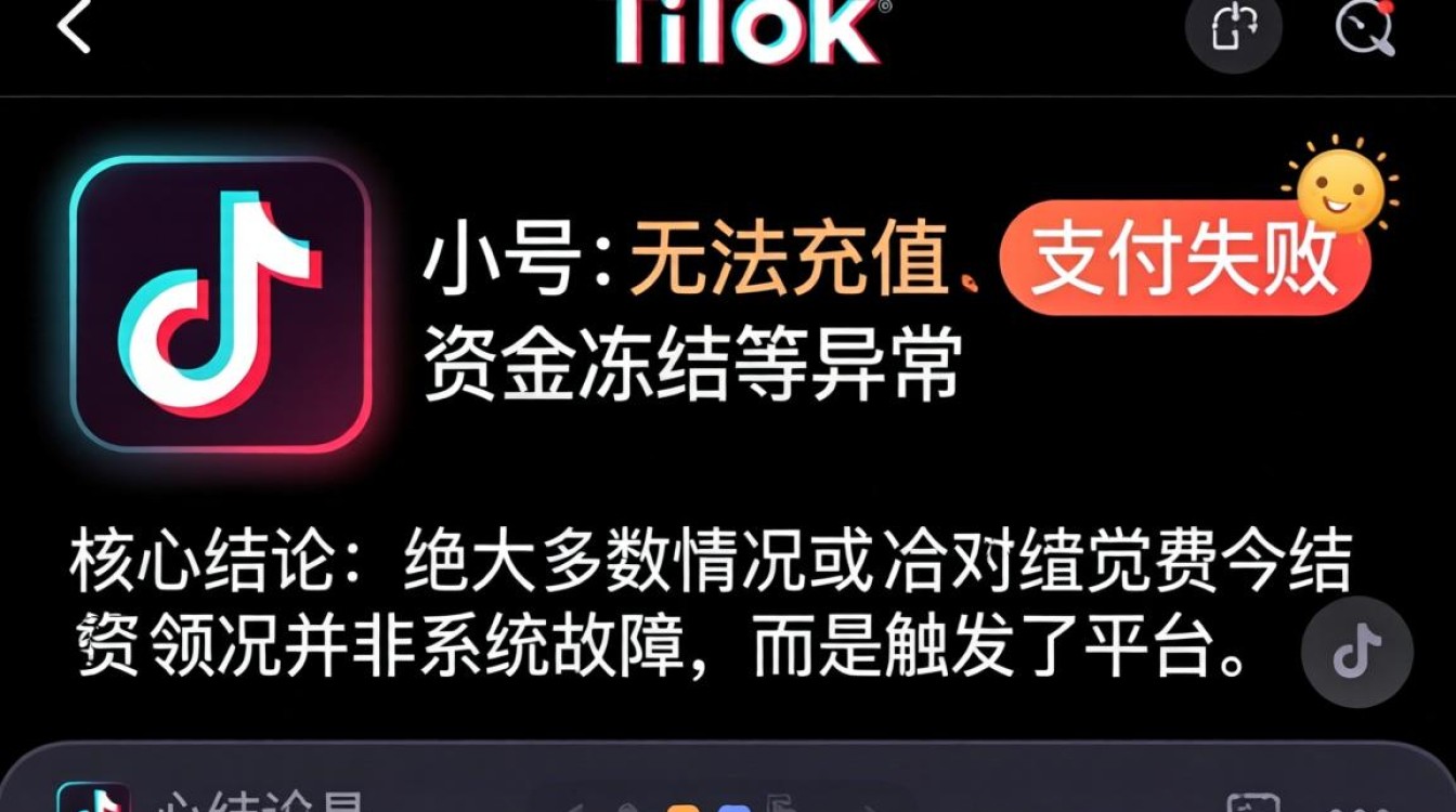 TikTok 账号异常无法充值怎么解决