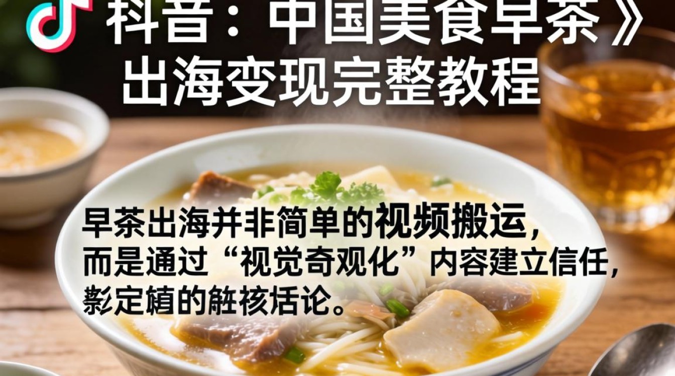 TikTok 中国美食早茶 出海变现完整教程