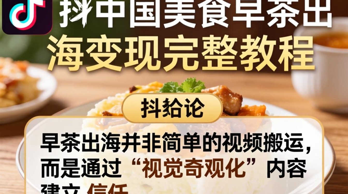 TikTok 中国美食早茶 出海变现完整教程