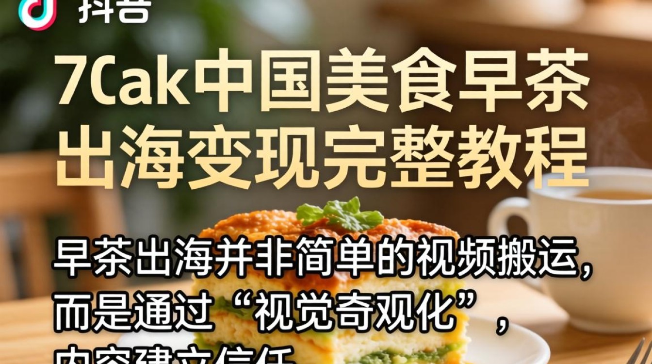 TikTok 中国美食早茶 出海变现完整教程