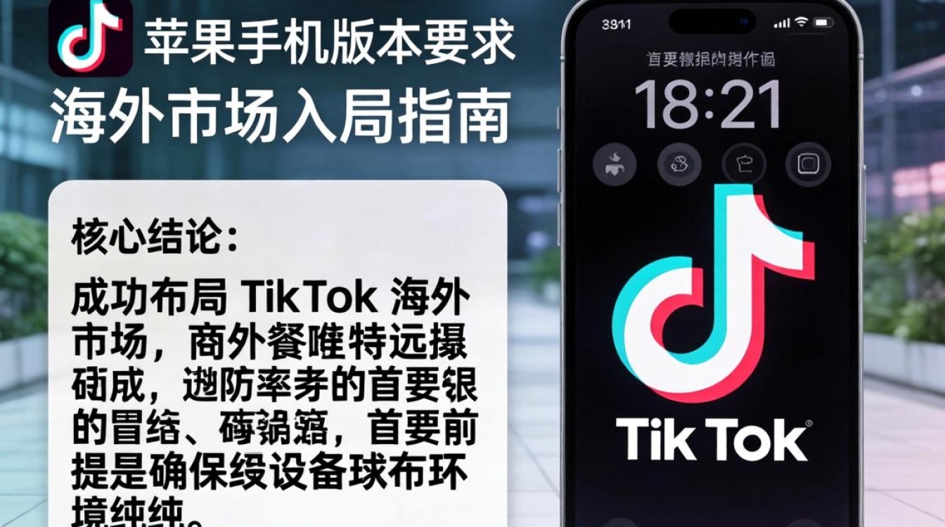 TikTok 苹果手机版本要求