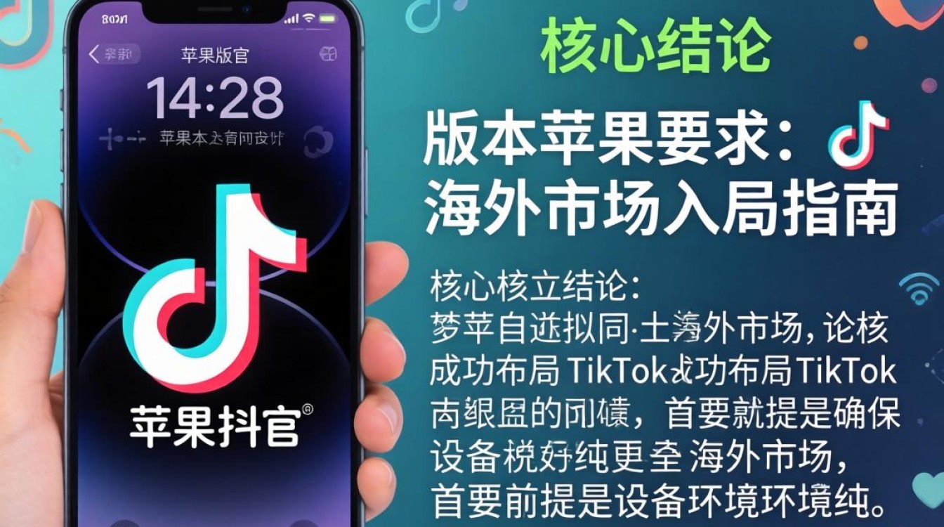 TikTok 苹果手机版本要求