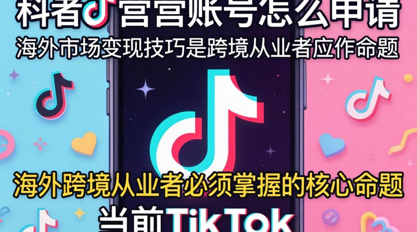 TikTok 自营账号怎么申请
