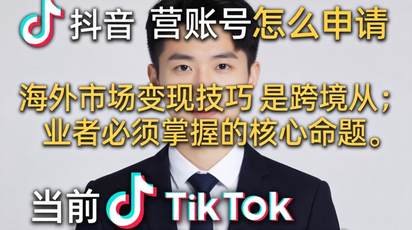TikTok 自营账号怎么申请