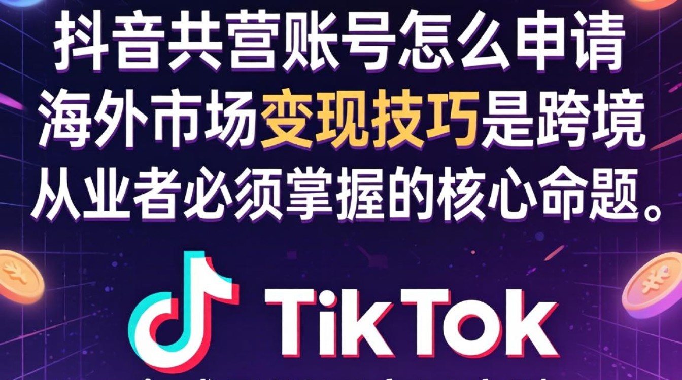 TikTok 自营账号怎么申请