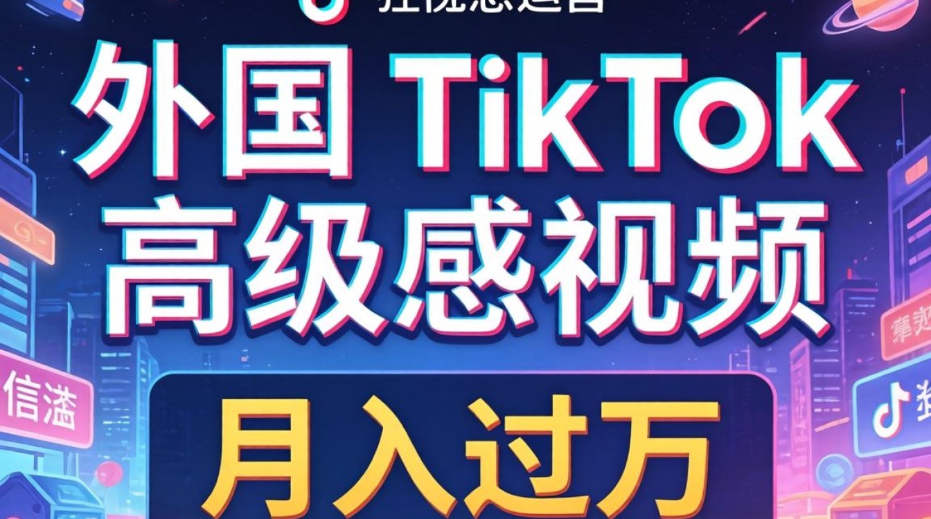 抖音外国TikTok高级感视频如何变现