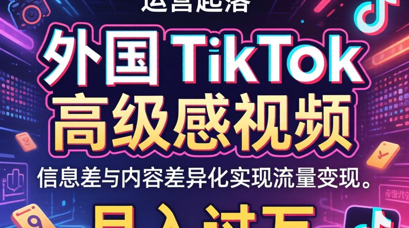 抖音外国TikTok高级感视频如何变现